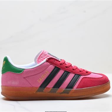 Gucci x  Adidas Originals Gazelle INdoor 聯名 三葉草休閒防滑耐磨低幫板鞋