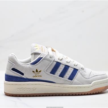 Adidas Forum LOW CL三葉草低邦 經典魔術貼復古板鞋