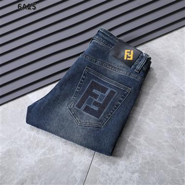FENDI   2025秋冬新款休閒牛仔褲