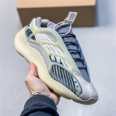 Kanye West x Adidas Yeezy Boost Foam Runner 700 V3”Azael“椰子700 V3低幫復古休閒動運穿搭慢跑鞋老爹鞋