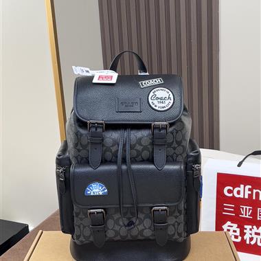 COACH  2025新款男生時尚包包 尺寸：29*45*16.5CM