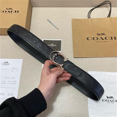 COACH   2025新款時尚皮帶 3.8CM