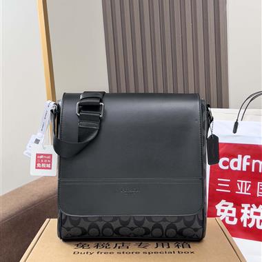 COACH  2025新款男生時尚包包 尺寸：28x 29x 9CM