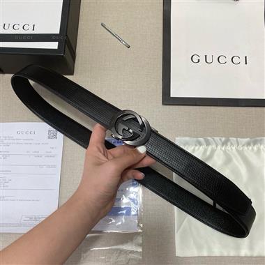 GUCCI   2025新款時尚皮帶  3.5CM