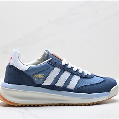 Adidas SL 72 RS 三葉草復古休閒跑步鞋休閒運動鞋