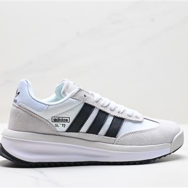 Adidas SL 72 RS 三葉草復古休閒跑步鞋休閒運動鞋
