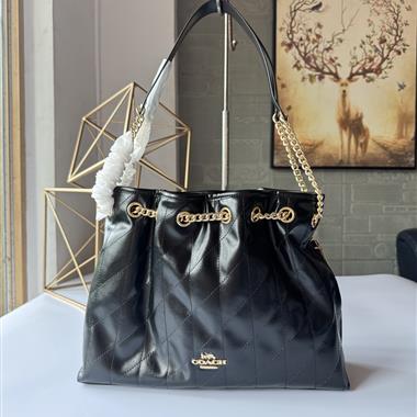 COACH   2025新款女生時尚包包 尺寸：34*25*9CM