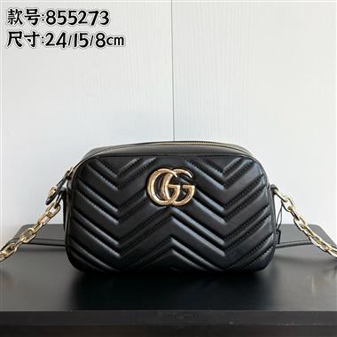 GUCCI   2025新款女生時尚包包 尺寸：24*15*8CM