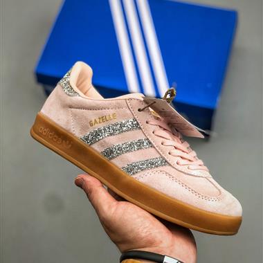 Adidas Originals Gazelle INdoor W 三葉草休閒防滑耐磨低幫板鞋