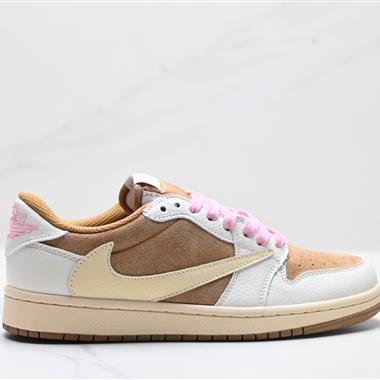 Nike Air Jordan 1 x Travis Scott AJ1倒鉤 低幫文化籃球鞋