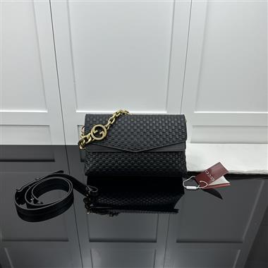 GUCCI  2026新款女生時尚皮夾 尺寸：28*16*7CM