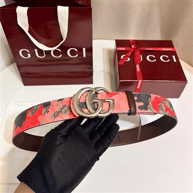 GUCCI  2026新款時尚皮帶  4.0CM