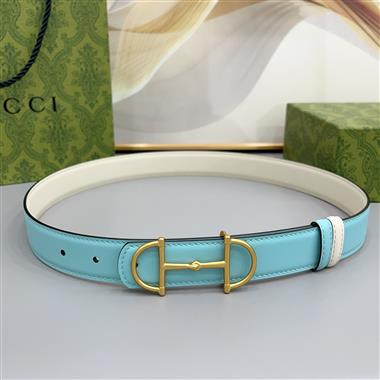 GUCCI   2026新款時尚皮帶  3.0CM