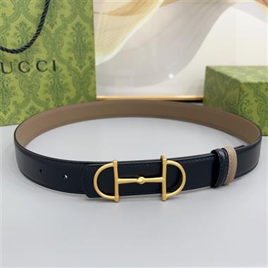 GUCCI   2026新款時尚皮帶  3.0CM
