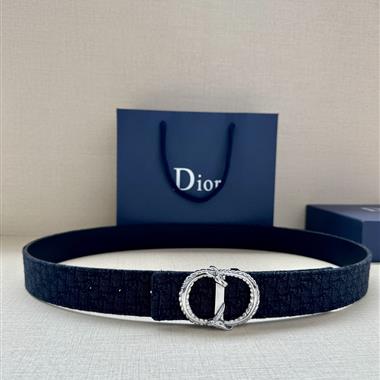 DIOR    2026新款時尚皮帶  3.5CM