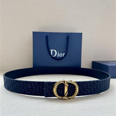 DIOR    2026新款時尚皮帶  3.5CM