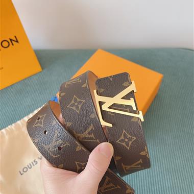 LOUIS VUITTON     2026新款時尚皮帶  4.0CM