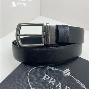 PRADA   2026新款時尚皮帶  3.5CM