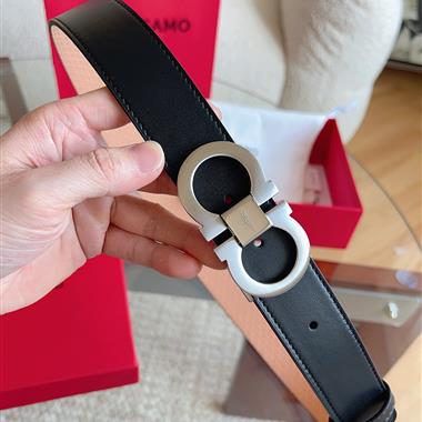 Ferragamo   2026新款時尚皮帶  3.5CM