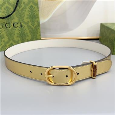 GUCCI   2026新款時尚皮帶  3.0CM