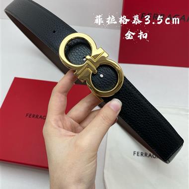 Ferragamo   2026新款時尚皮帶  3.5CM