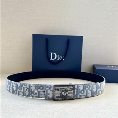 DIOR   2026新款時尚皮帶  3.5CM
