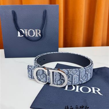 DIOR   2026新款時尚皮帶  3.5CM