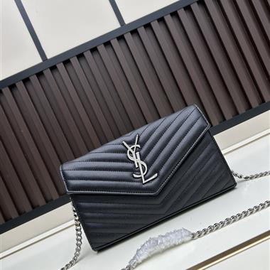 YSL   2025新款女生時尚包包   尺寸：23x12x4CM