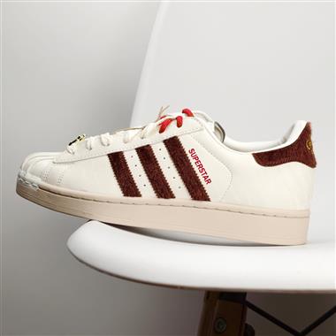 Adidas三葉草 Originals Superstar系列低幫經典百搭休閒運動板鞋
