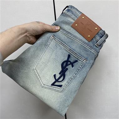 YSL  2026春夏新款休閒牛仔褲