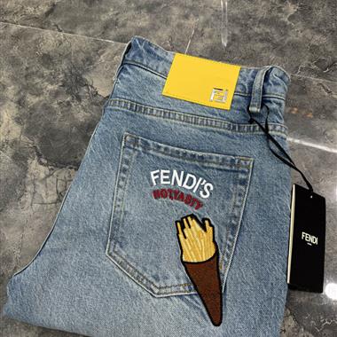 FENDI   2026春夏新款休閒牛仔褲