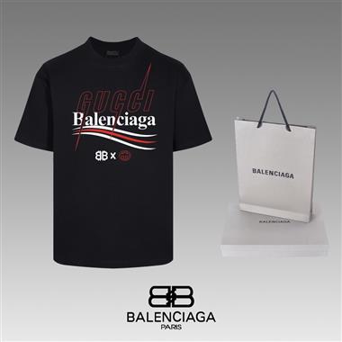 Balenciaga   2026春夏新款短袖T恤  尺寸偏大