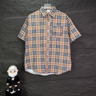 BURBERRY   2026春夏新款短袖襯衫  尺寸偏大