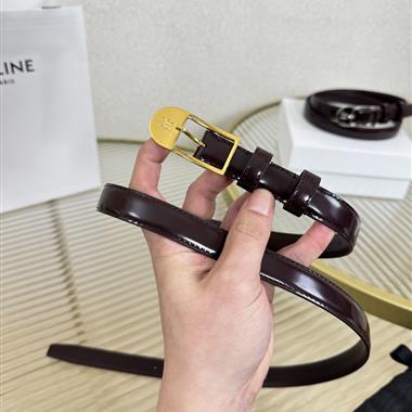 CELINE   2026新款時尚皮帶   1.8CM