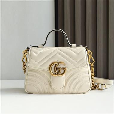 GUCCI  2026新款女生時尚包包  尺寸：21*15*8CM