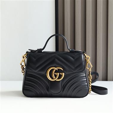 GUCCI  2026新款女生時尚包包  尺寸：21*15*8CM