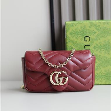 GUCCI  2026新款女生時尚包包  尺寸：16.5*9.5*4.5CM