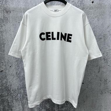 CELINE  2026夏季新款短袖T恤 尺寸偏大