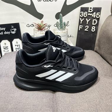 Adidas RUNFALCON 5透氣低幫跑步運動訓練鞋