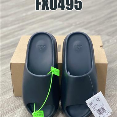 Kanye West x Adidas Yeezy Slide"Glow Green"椰子拖鞋戶外風格沙灘涉水百搭運動穿搭拖鞋拖鞋