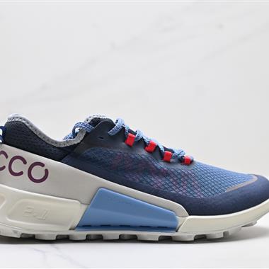 ECCO Biom2.1透氣防水復古戶外經典休閒鞋