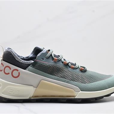ECCO Biom2.1透氣防水復古戶外經典休閒鞋
