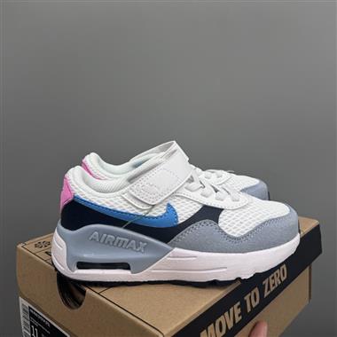 NIKE 網面後置氣墊兒童魔術貼運動鞋