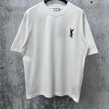 YSL   2026夏季新款短袖T恤  尺寸偏大