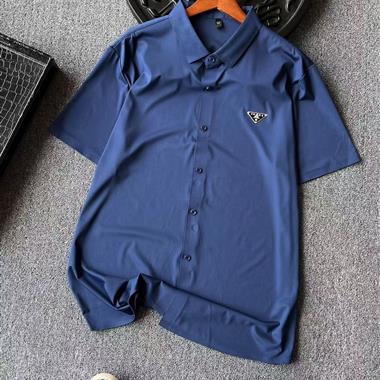 PRADA   2026夏季新款短袖襯衫