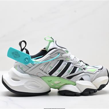 Adidas XLG RUNNER DELUXE系列 低幫增高復古中性休閒運動老爹鞋
