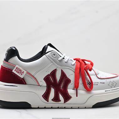 MLB Chunky Liner PU 百搭 包裹性保暖防滑防水減震 低幫 板鞋