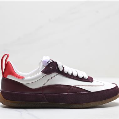 Alexander McQueen EC1 絨面 圓頭系帶 低幫休閒板鞋