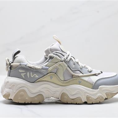 FILA  FLUID 5 貓爪5.0 簡約舒適 防滑耐磨低幫老爹鞋