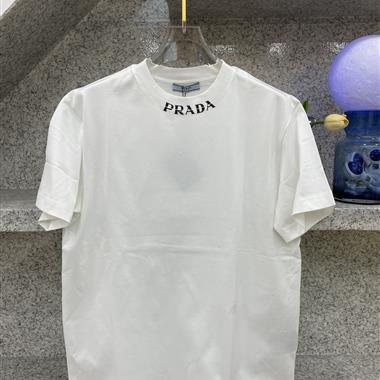 PRADA   2026夏季新款短袖T恤  尺寸偏大